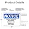 Signmission Forklift Operators Must Wear Seatbelts And, 18 in W x Rectangle, Plastic OS-2PACK-NS-P-1218-L-12889 - alternate 8